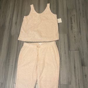 Lauren Conrad pajama top and pants.